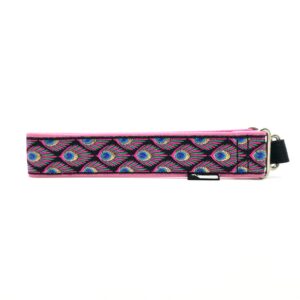 Halsband "Peacock Fever" - rosa